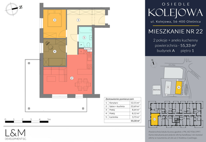 Mieszkanie w inwestycji: Osiedle Kolejowa