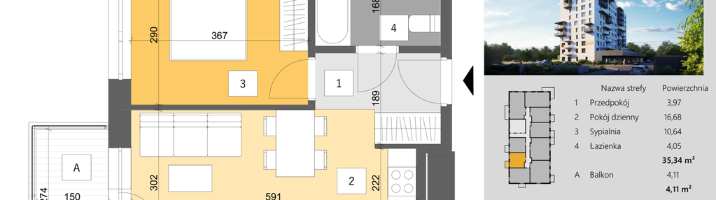 Mieszkanie w inwestycji: Dworzysko Park - Etap III