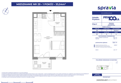 Mieszkanie w inwestycji: Osiedle Prystora Etap 2