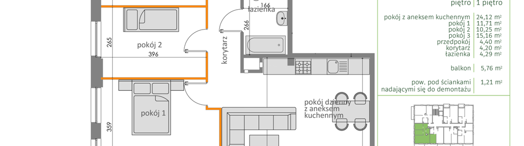 Mieszkanie w inwestycji: Zielona Przystań