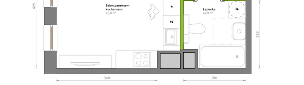 Mieszkanie w inwestycji: Żywiecka Vita