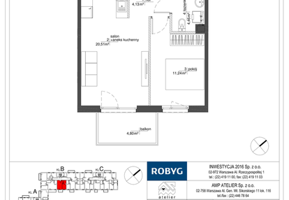 Mieszkanie w inwestycji: Rytm Mokotowa - etap 2A