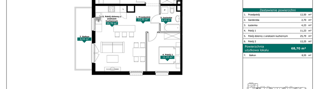 Mieszkanie w inwestycji: Milczańska 18