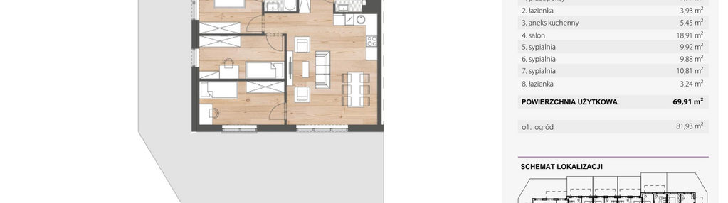 Mieszkanie w inwestycji: Wyspa Solna Etap III, budynek B
