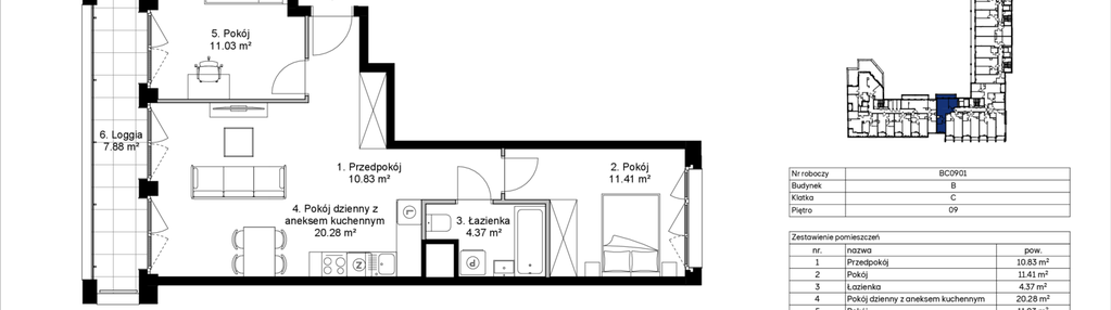 Mieszkanie w inwestycji: Awangarda Mogilska