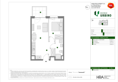Mieszkanie w inwestycji: Osiedle Urbino etap 4.2