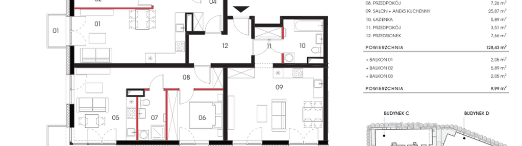 Mieszkanie w inwestycji: Naramowicka 100
