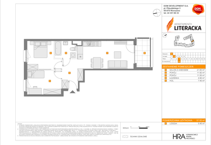 Mieszkanie w inwestycji: Apartamenty Literacka etap 2.2