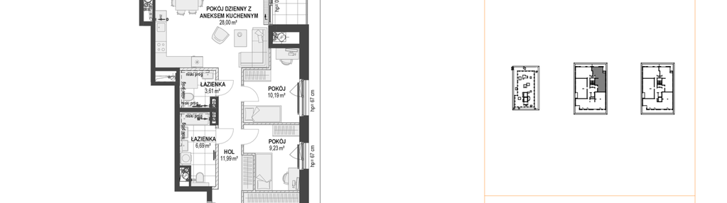 Mieszkanie w inwestycji: DOKI etap II (bud. G)