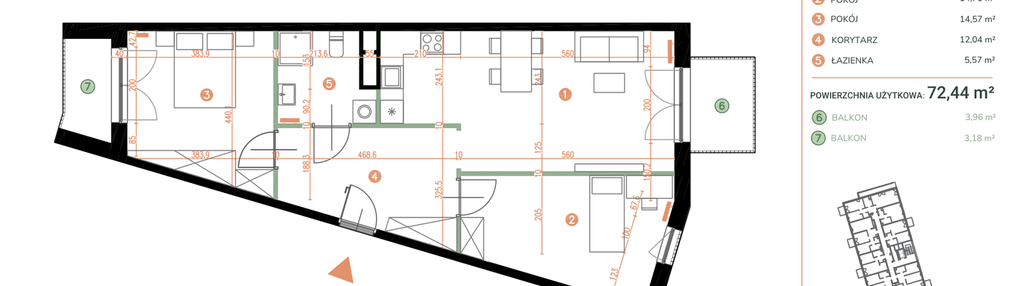 Mieszkanie w inwestycji: Casa Feliz Portowa II