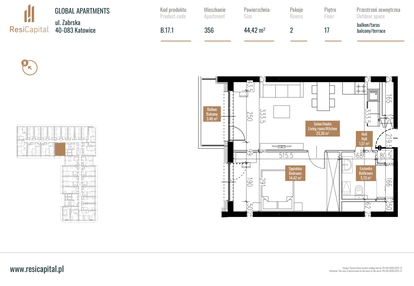 Mieszkanie w inwestycji: Global Apartments