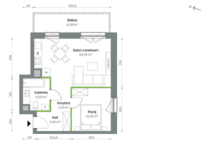 Mieszkanie w inwestycji: Oliwska Vita
