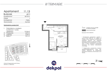 Mieszkanie w inwestycji: Trimare