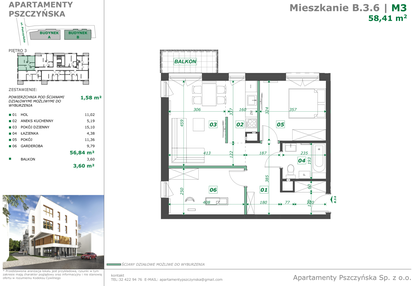 Mieszkanie w inwestycji: Apartamenty Pszczyńska