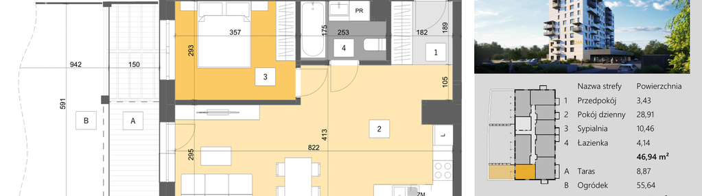 Mieszkanie w inwestycji: Dworzysko Park - Etap III