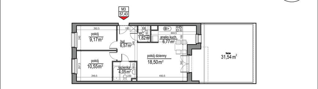 Mieszkanie w inwestycji: Osiedle Rytm etap 3