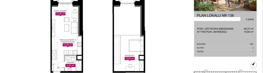 Mieszkanie w inwestycji: Fuzja Lofty