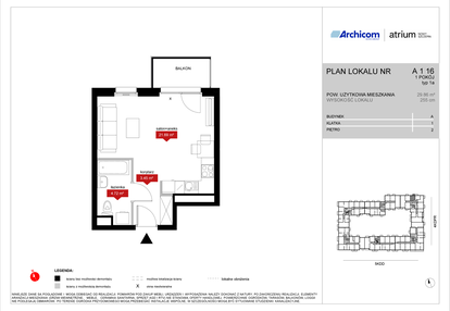 Mieszkanie w inwestycji: Atrium - Nowy Szczepin