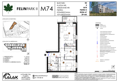 Mieszkanie w inwestycji: Felin Park II etap 2