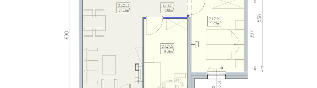 Mieszkanie w inwestycji: Południk 17 - budynek K1