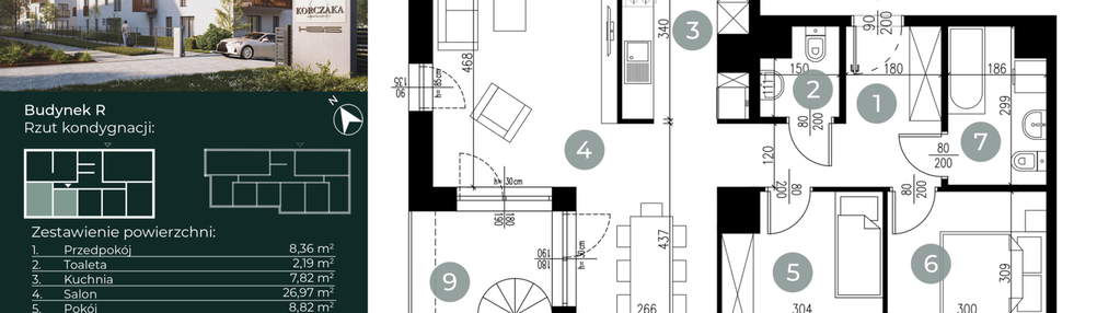 Mieszkanie w inwestycji: Korczaka Apartamenty