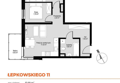 Mieszkanie w inwestycji: Łepkowskiego 11