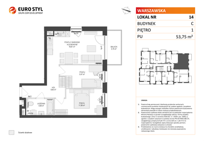 Mieszkanie w inwestycji: Osiedle Warszawska etap II