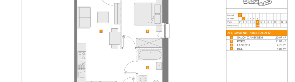 Mieszkanie w inwestycji: Apartamenty Literacka etap 2.3