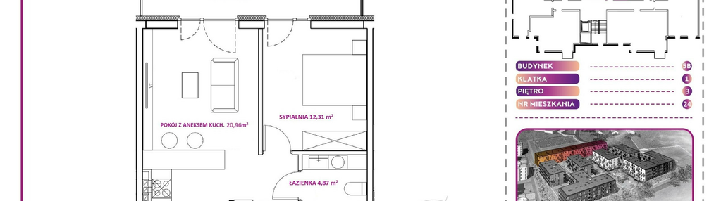 Mieszkanie w inwestycji: Geometryczna 5 - etap 3