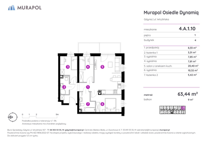 Mieszkanie w inwestycji: Murapol Osiedle Dynamiq