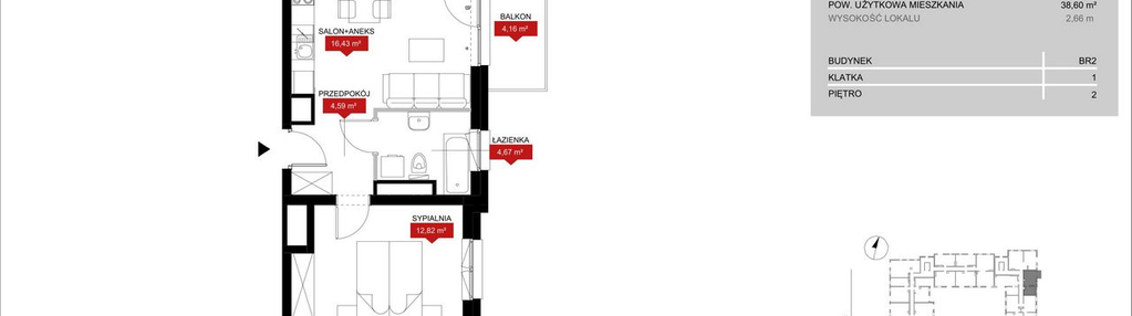 Mieszkanie w inwestycji: Browary Wrocławskie 2