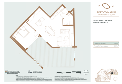 Mieszkanie w inwestycji: Portico Marina