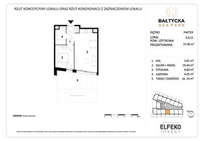 Mieszkanie w inwestycji: Bałtycka Sea Park