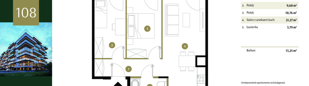 Mieszkanie w inwestycji: Rezydencja Świerkowa