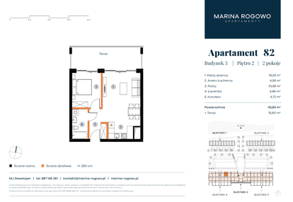 Mieszkanie w inwestycji: Apartamenty Marina Rogowo