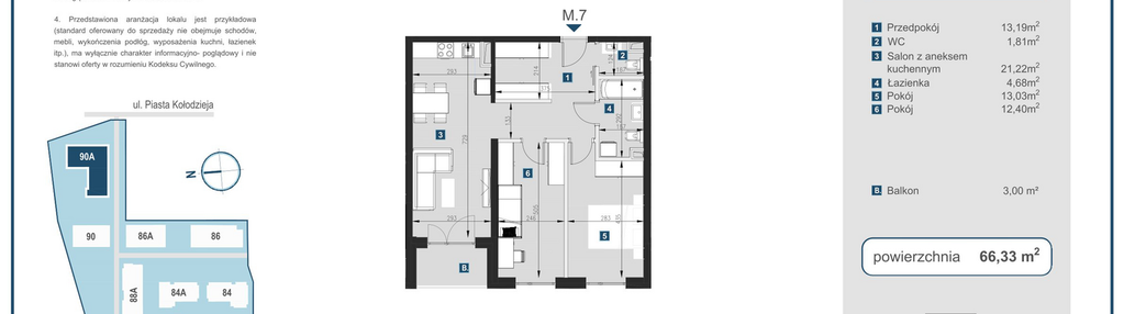 Mieszkanie w inwestycji: Piasta Towers bud. 90A