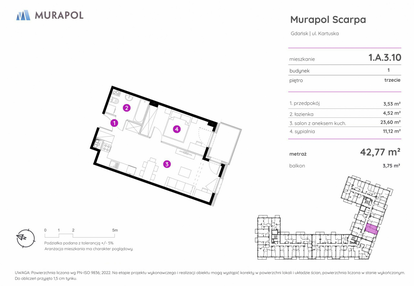 Mieszkanie w inwestycji: Murapol Scarpa