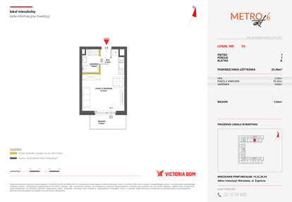 Mieszkanie w inwestycji: Metro Art 6