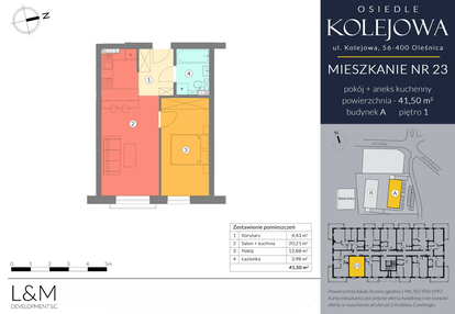 Mieszkanie w inwestycji: Osiedle Kolejowa