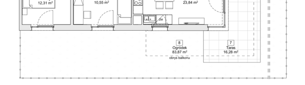 Mieszkanie w inwestycji: Zacisze Marcelin IIIa
