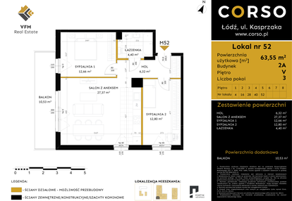 Mieszkanie w inwestycji: Corso etap 2