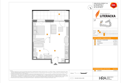 Mieszkanie w inwestycji: Apartamenty Literacka etap 2.3