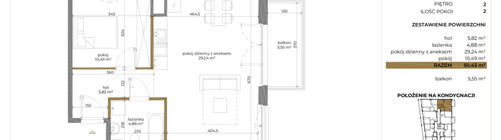 Mieszkanie w inwestycji: Cieszyńska 9 budynek B i C