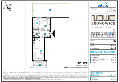 Mieszkanie w inwestycji: Nowe Bronowice etap II