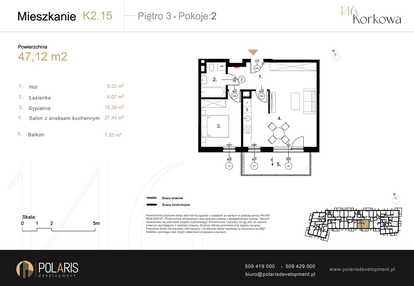 Mieszkanie w inwestycji: Korkowa 146