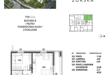Mieszkanie w inwestycji: Apartamenty Żorska