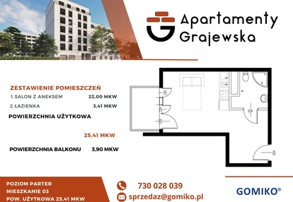 Mieszkanie w inwestycji: Apartamenty Grajewska
