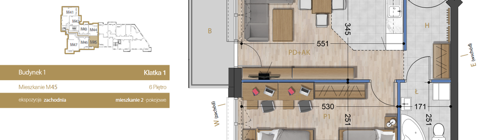 Mieszkanie w inwestycji: Osiedle Dakar Karolina