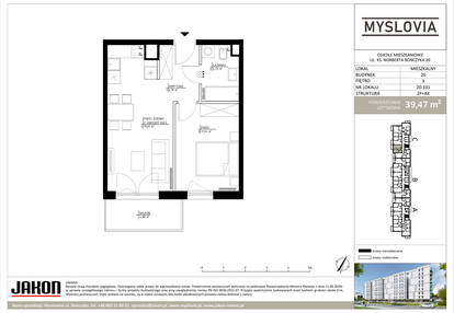 Mieszkanie w inwestycji: Myslovia