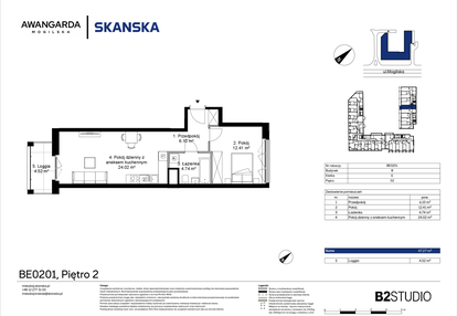 Mieszkanie w inwestycji: Awangarda Mogilska